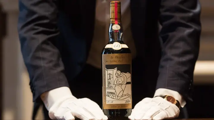 Bottle of luxury Scotch whisky sells for over $2M at auction