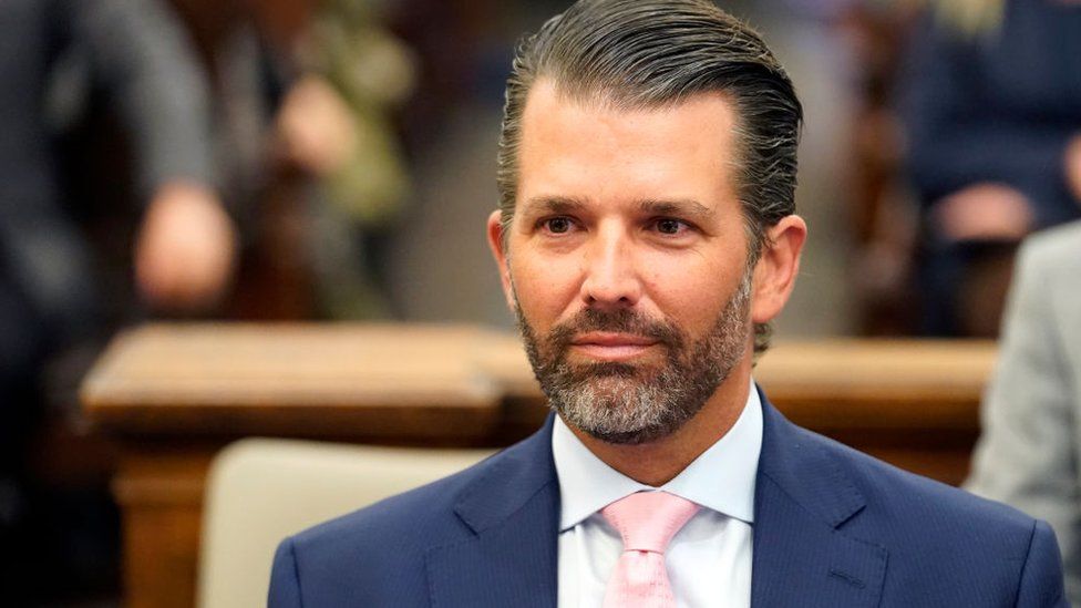 Donald Trump Jr’s courtroom debut smiles and mispronunciation