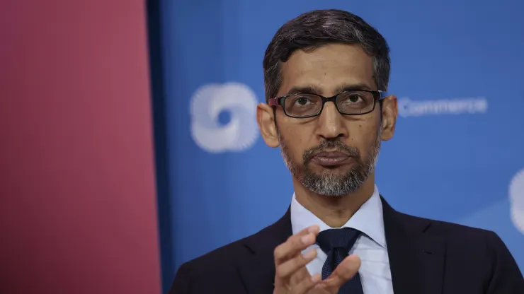 Google CEO Sundar Pichai compares AI to climate change.