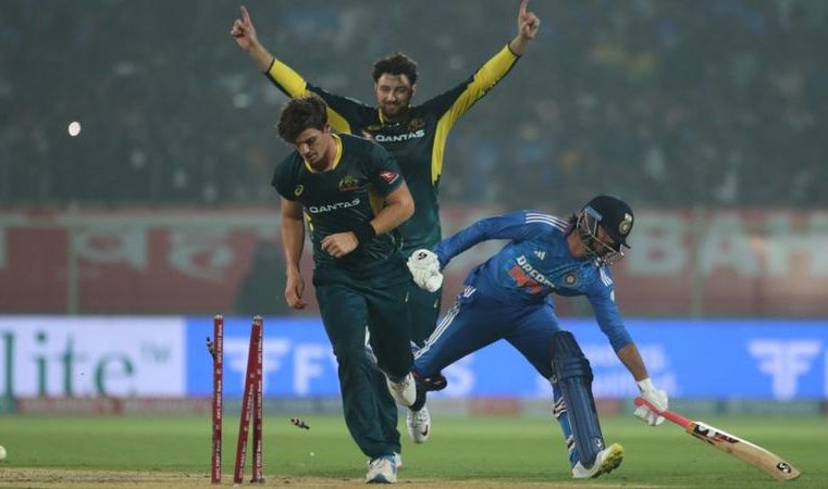 India v Australia hosts win first T20 of series four days after final