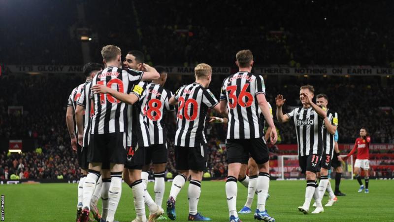 Newcastle United claimed their second Old Trafford victory