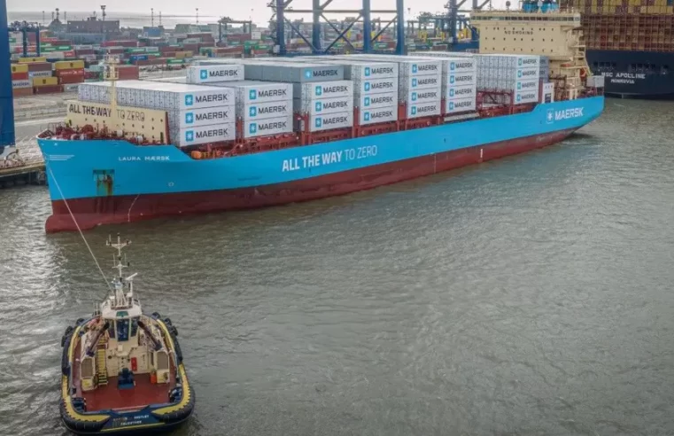 Port hosts world’s first methanol run freight ship