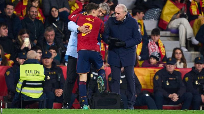 Spain and Barcelona midfielder Gavi suffered a serious knee injury