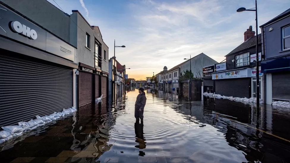 Storm Ciarán eases but flood warnings remain