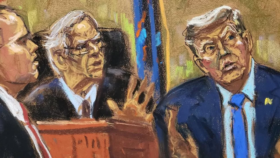 Backed into a corner Donald Trump comes out swinging in court