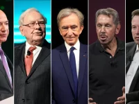 The wealth of the world’s five richest men more than doubled